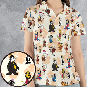 Nostalgia Underdog Characters AOP Men/Women Polo Shirt