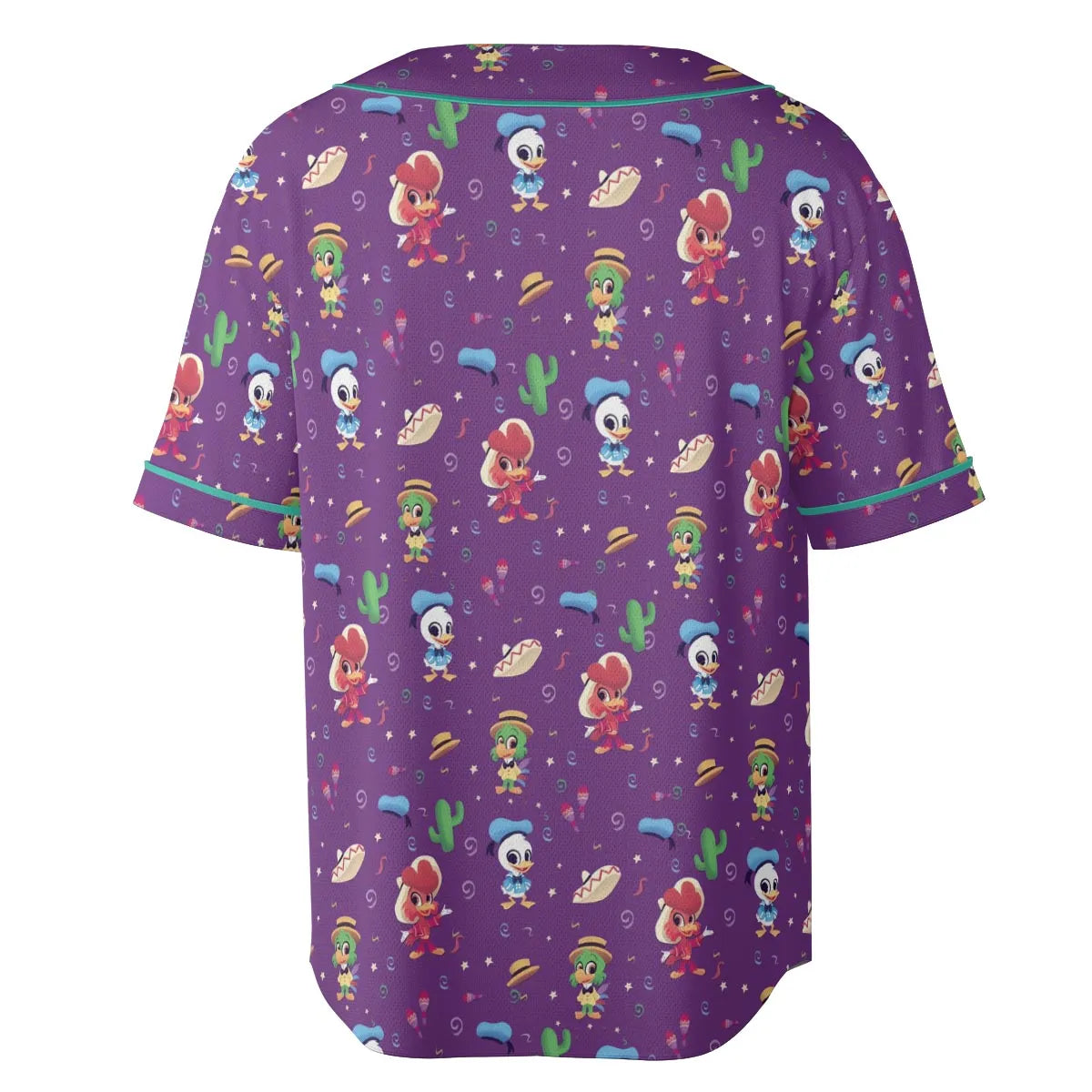 Three amigos Donald Ducktales Unisex Baseball Jersey
