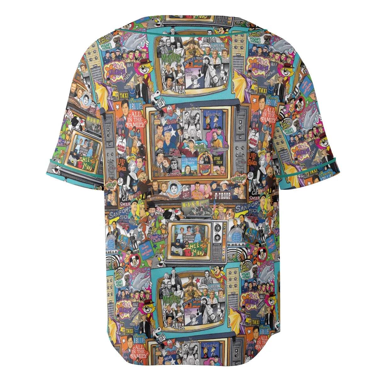 Timeless Memories of TV Unisex Baseball Jersey