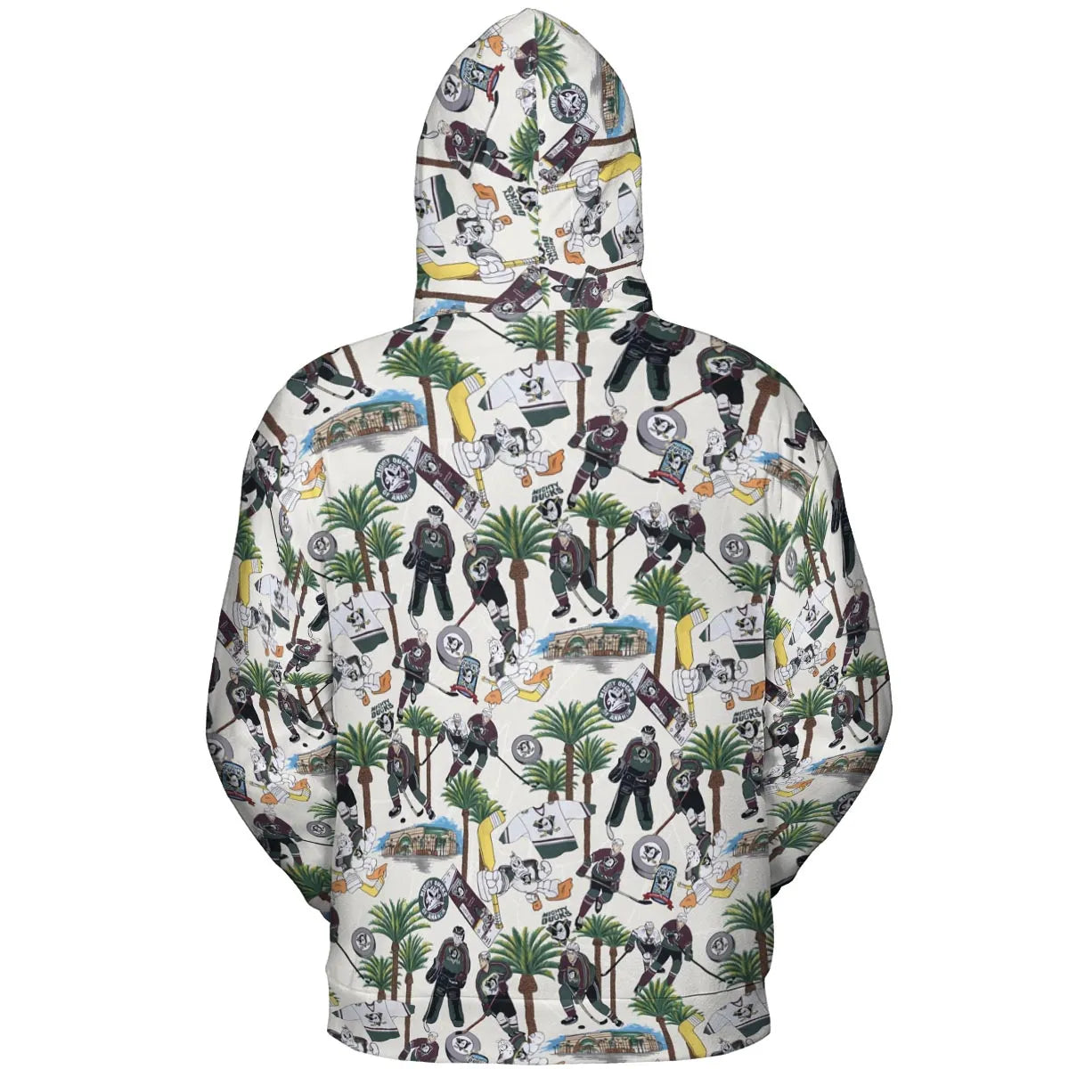 Hockey Mighty Ducks Players All-over Print Hoodie