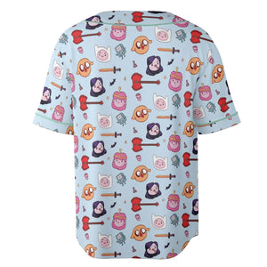 The Gang Adventure Time Unisex Baseball Jersey