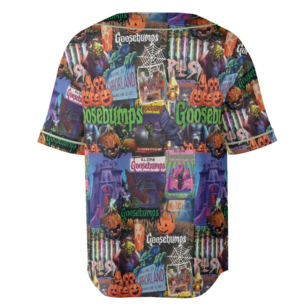 Goosebumps Pattern Unisex Baseball Jersey