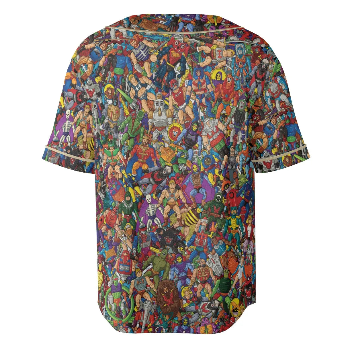 MOTU's Characters Figure Pattern He-man and The Masters of The Universe Unisex Baseball Jersey
