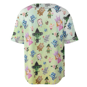 Glinda and Elphaba Meet and Greet Unisex Baseball Jersey