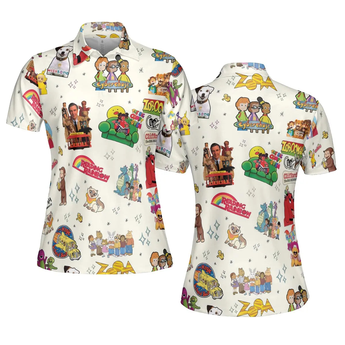 If You Were A PBS Kid AOP Men/Women Polo Shirt