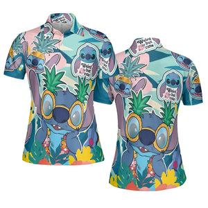 Weird But Cute Stitch AOP Men/Women Polo Shirt