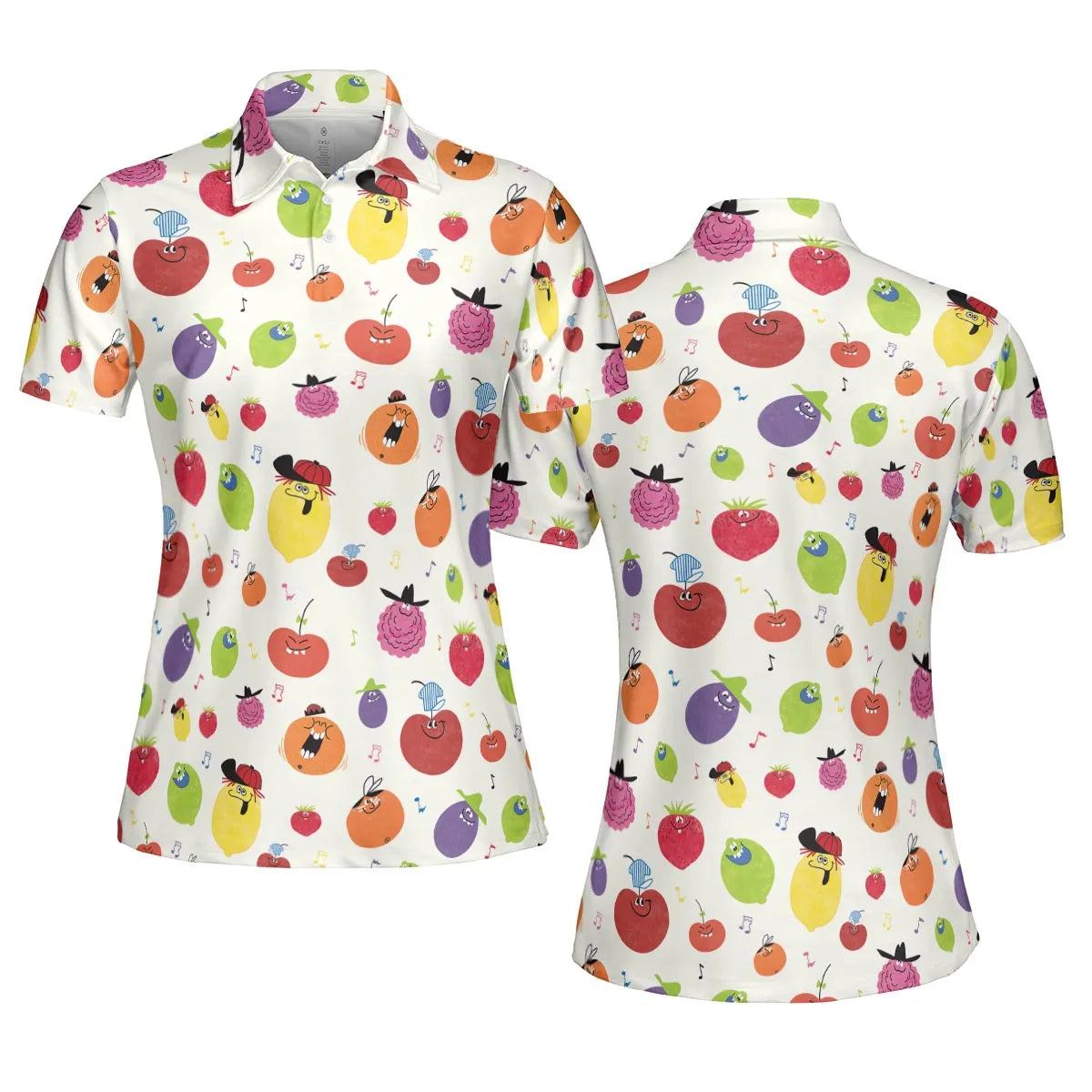 Drink Mix Pillsbury's Funny Face AOP Men/Women Polo Shirt