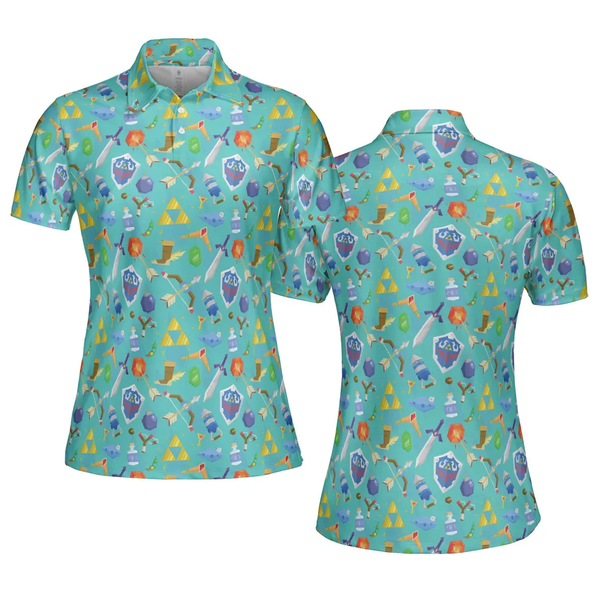 Zelda Korok AOP Men/Women Polo Shirt