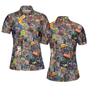 Vintage 1970s Star Trek Comic Books Collage AOP Men/Women Polo Shirt