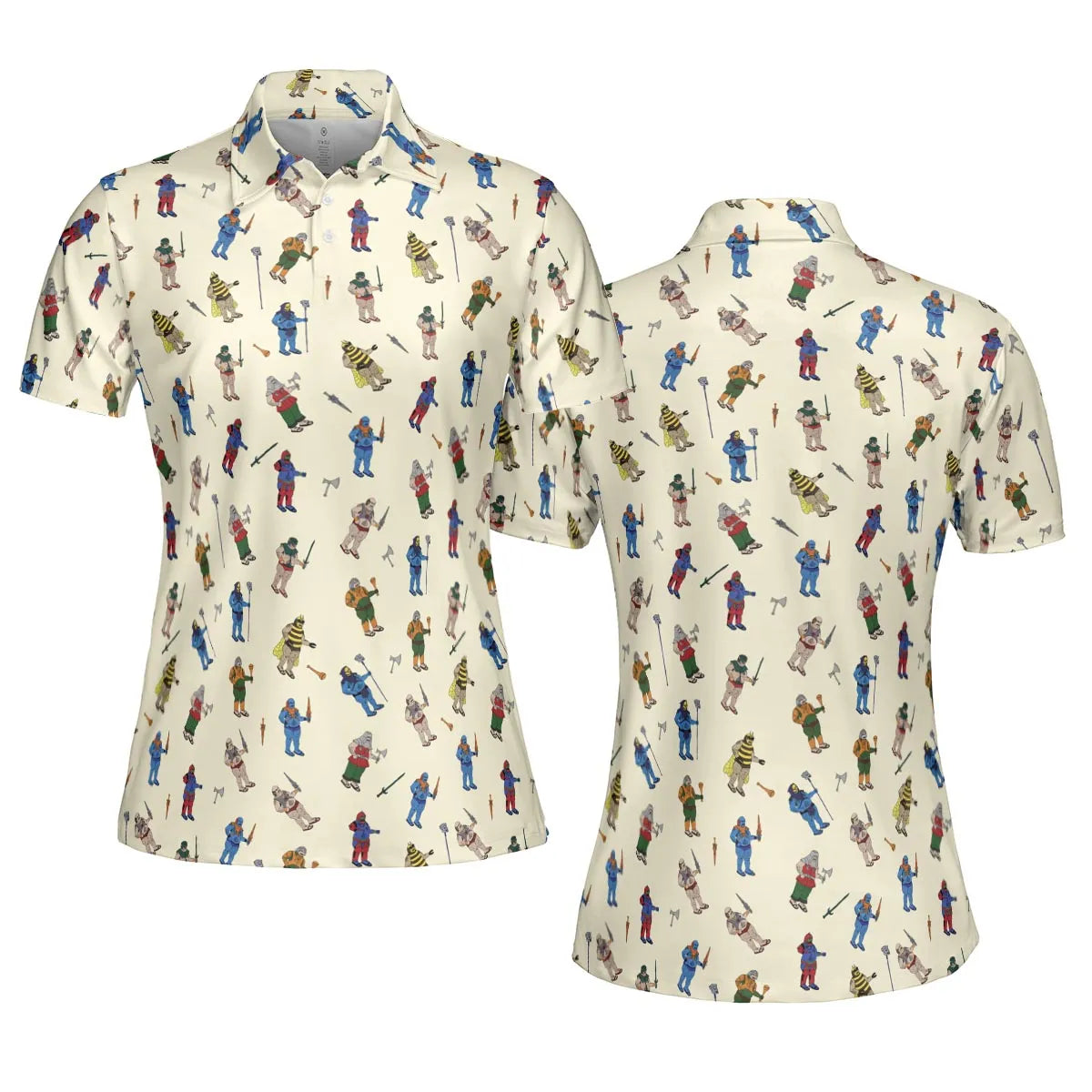 Carl In Masters Of The Universe Pattern AOP Men/Women Polo Shirt