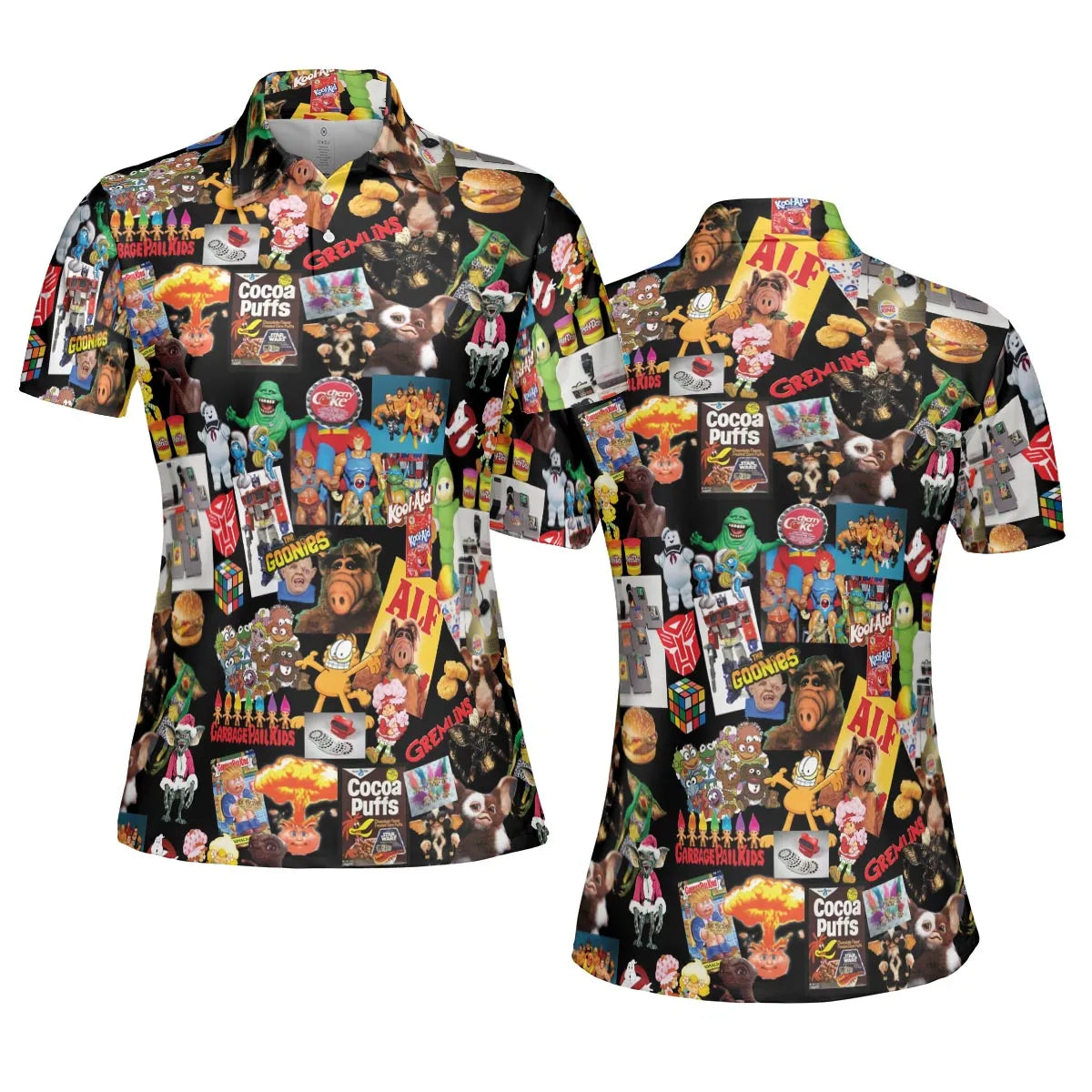 80's Kids Starter Pack AOP Men/Women Polo Shirt
