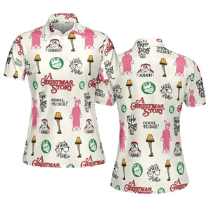 A Christmas Story Pattern AOP Men/Women Polo Shirt