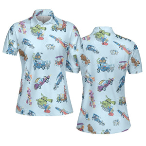 W is for Wacky Races AOP Men/Women Polo Shirt