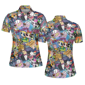 Cartoon Craze AOP Men/Women Polo Shirt
