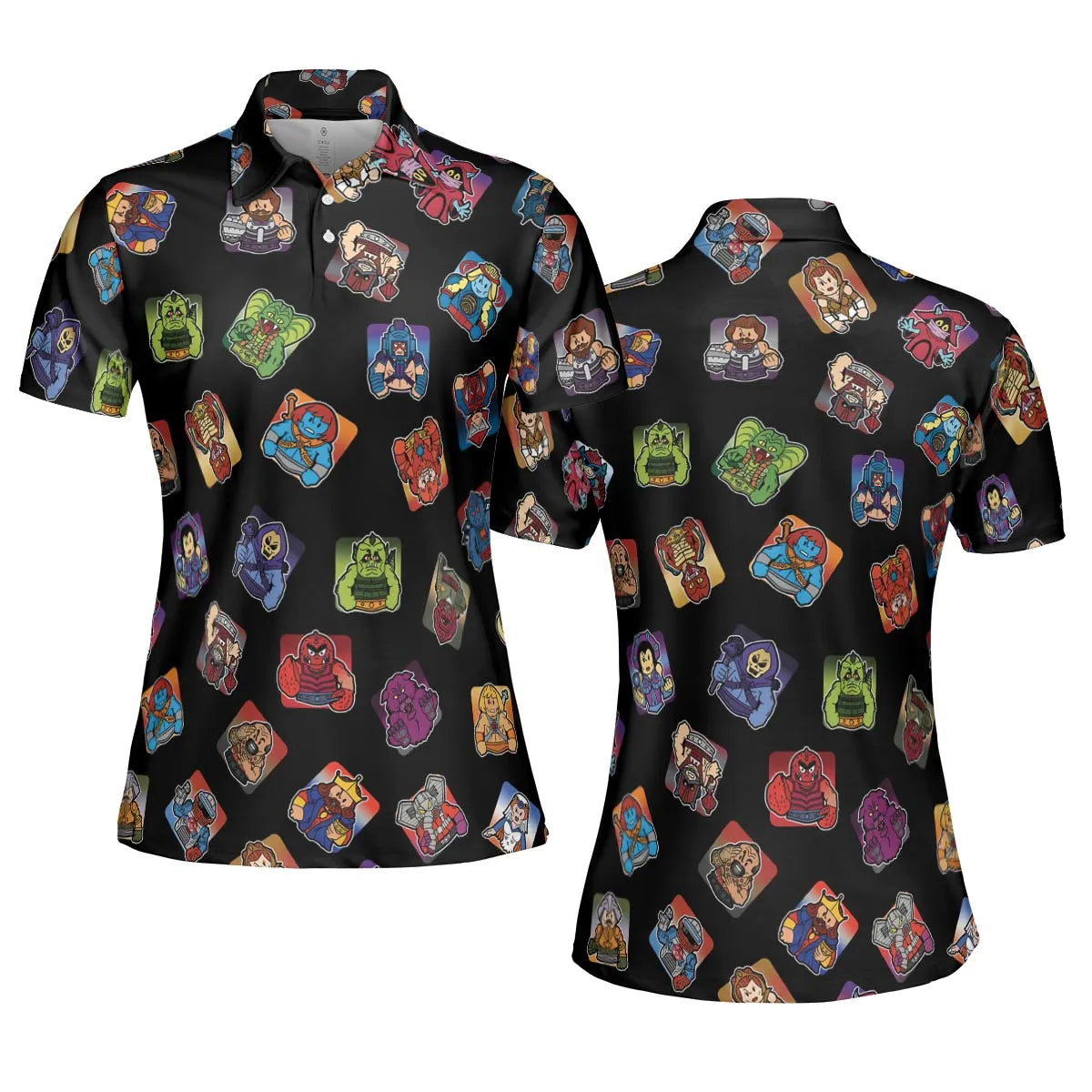 Retro Hero Masters of the Universe AOP Men/Women Polo Shirt