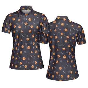 Halloween Dices Pattern AOP Men/Women Polo Shirt
