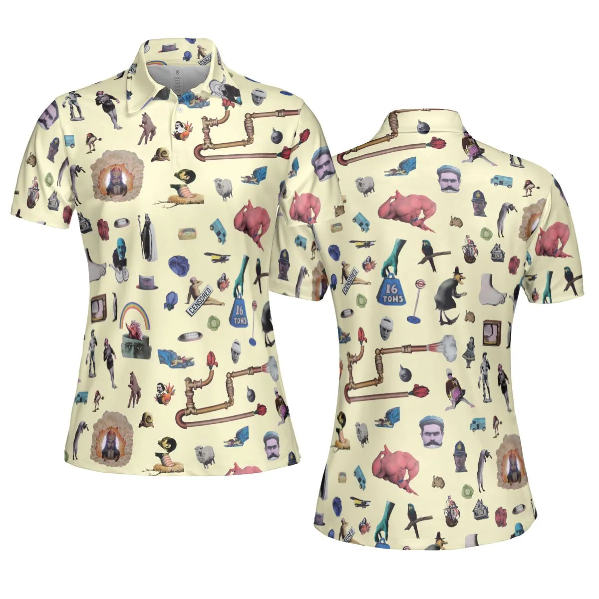 Monty Python's Flying Circus AOP Men/Women Polo Shirt