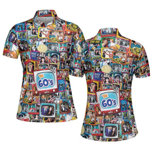 The 60s Classic TV Shows AOP Men/Women Polo Shirt