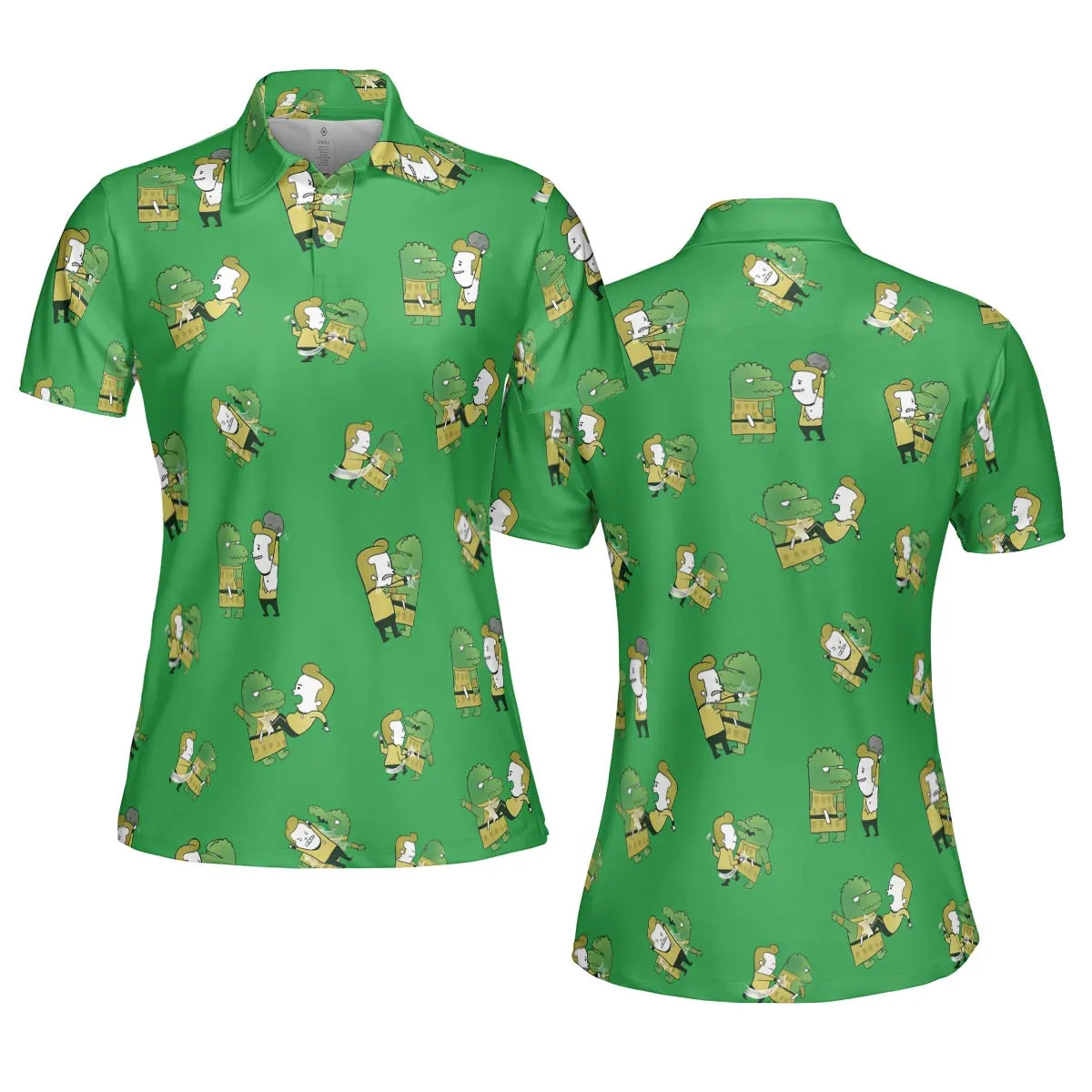 Kirk-Fu With Gorn Star Trek AOP Men/Women Polo Shirt