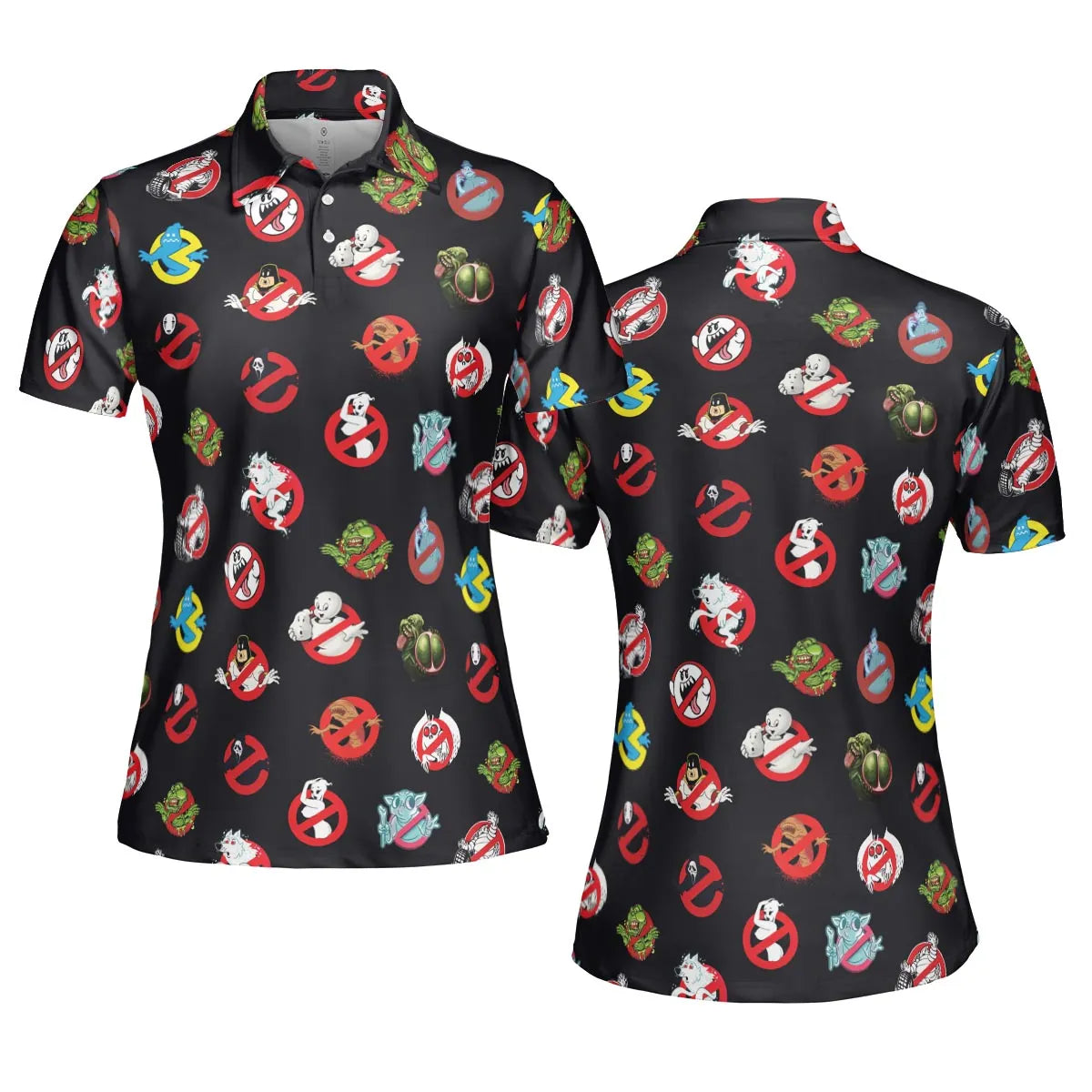 No Ghost Exists Ghostbusters AOP Men/Women Polo Shirt
