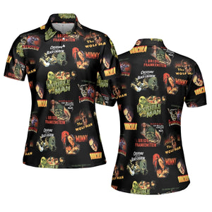 Teaming Monsters All Up Universal Monsters AOP Men/Women Polo Shirt