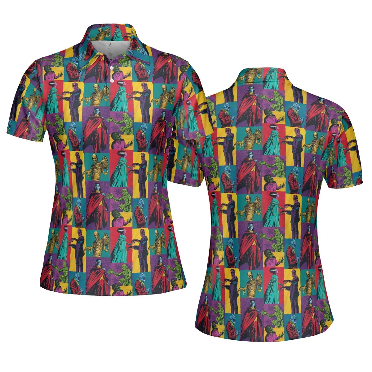 Monsterror Universal Classic Monsters AOP Men/Women Polo Shirt