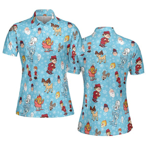 A Miser Brothers The Year Without a Santa Claus AOP Men/Women Polo Shirt