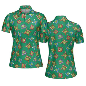 TMNT Characters Pattern AOP Men/Women Polo Shirt