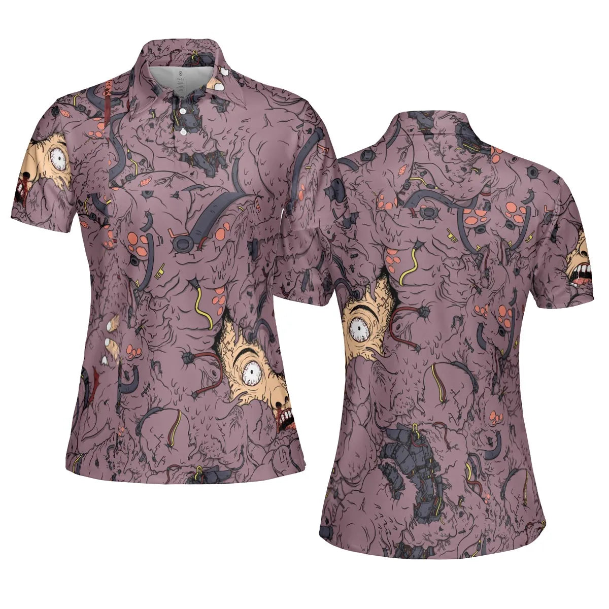 Uncontrollable Power Akira AOP Men/Women Polo Shirt
