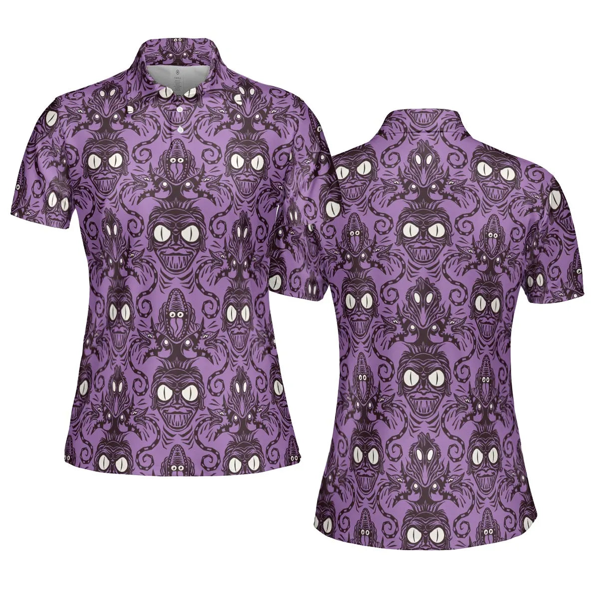 Beetlejuice Haunted Mansion Themed AOP Men/Women Polo Shirt