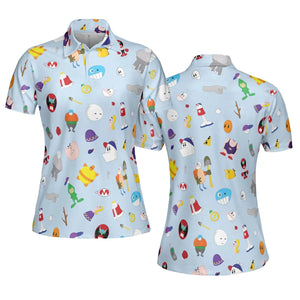 Homestar Runner Main Cast AOP Men/Women Polo Shirt