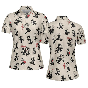 Felix The Cat AOP Men/Women Polo Shirt