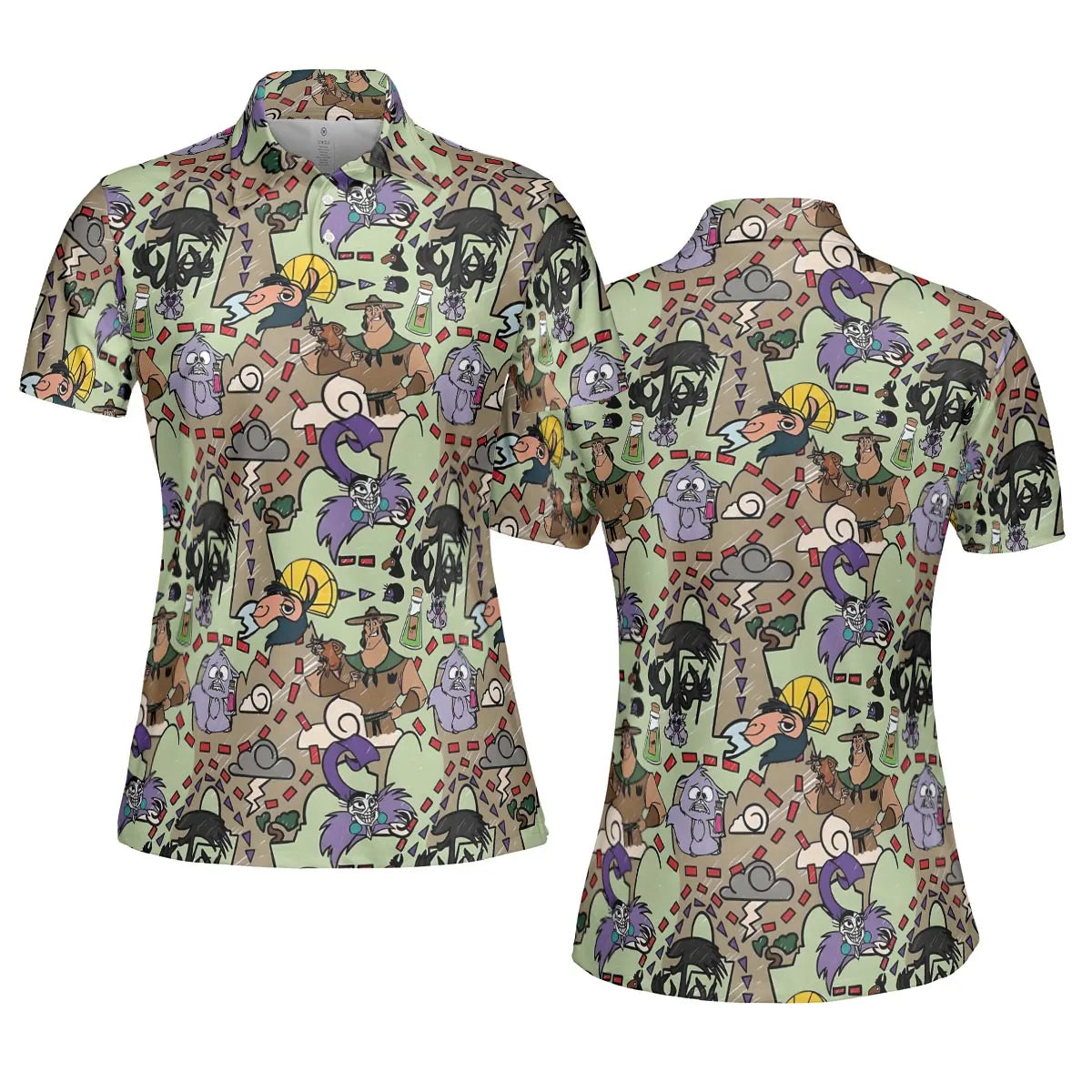 Groove Map The Emperor's New Groove AOP Men/Women Polo Shirt