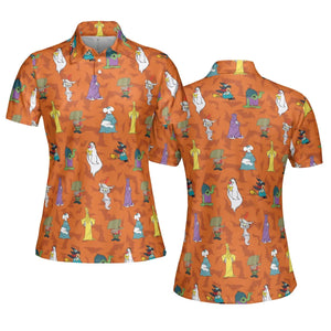 Happy Halloween From Hanna Barbera AOP Men/Women Polo Shirt