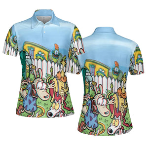 Spunky Style Rocko's Modern Life AOP Men/Women Polo Shirt