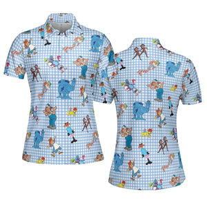 Wholesome Memories Stitched Raggedy Ann & Andy AOP Men/Women Polo Shirt