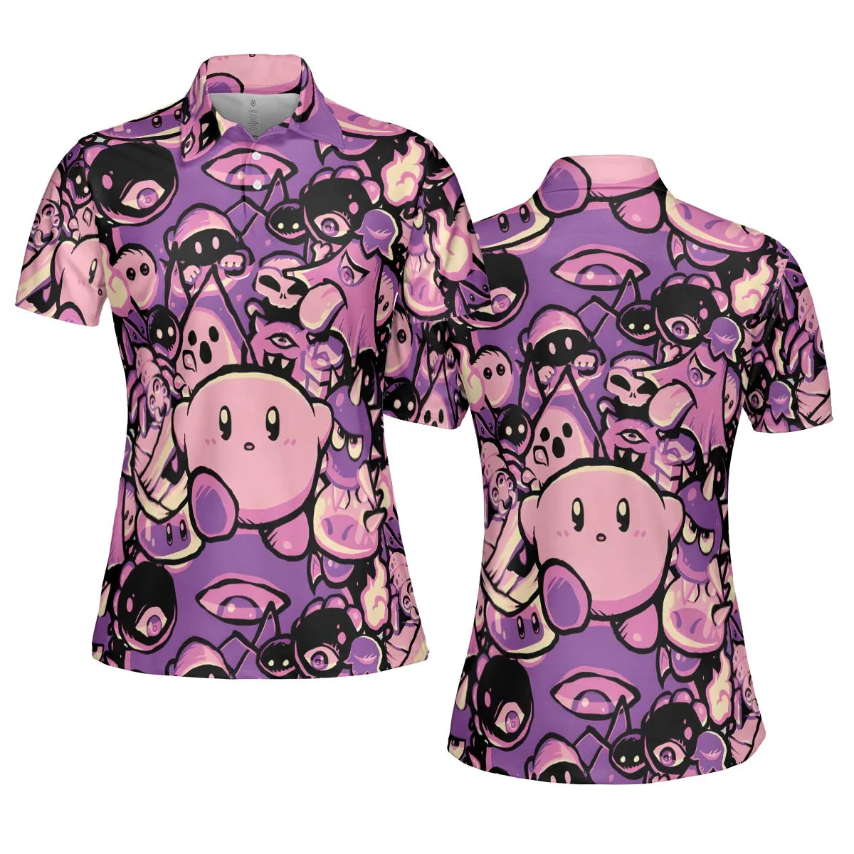 Nightmare Land Kirby AOP Men/Women Polo Shirt