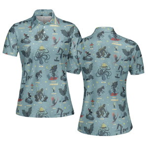 Paranormal Creatures AOP Men/Women Polo Shirt