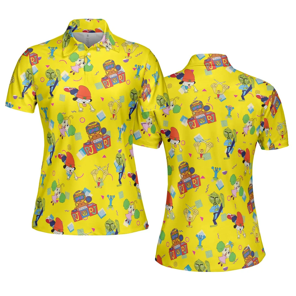 Parappa and Friends AOP Men/Women Polo Shirt
