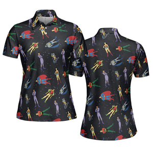 The Super Powers Team Super Friends AOP Men/Women Polo Shirt