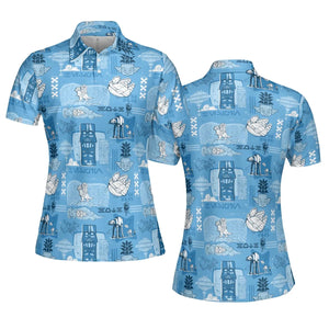 Dark Side Star Wars Tiki Shack AOP Men/Women Polo Shirt