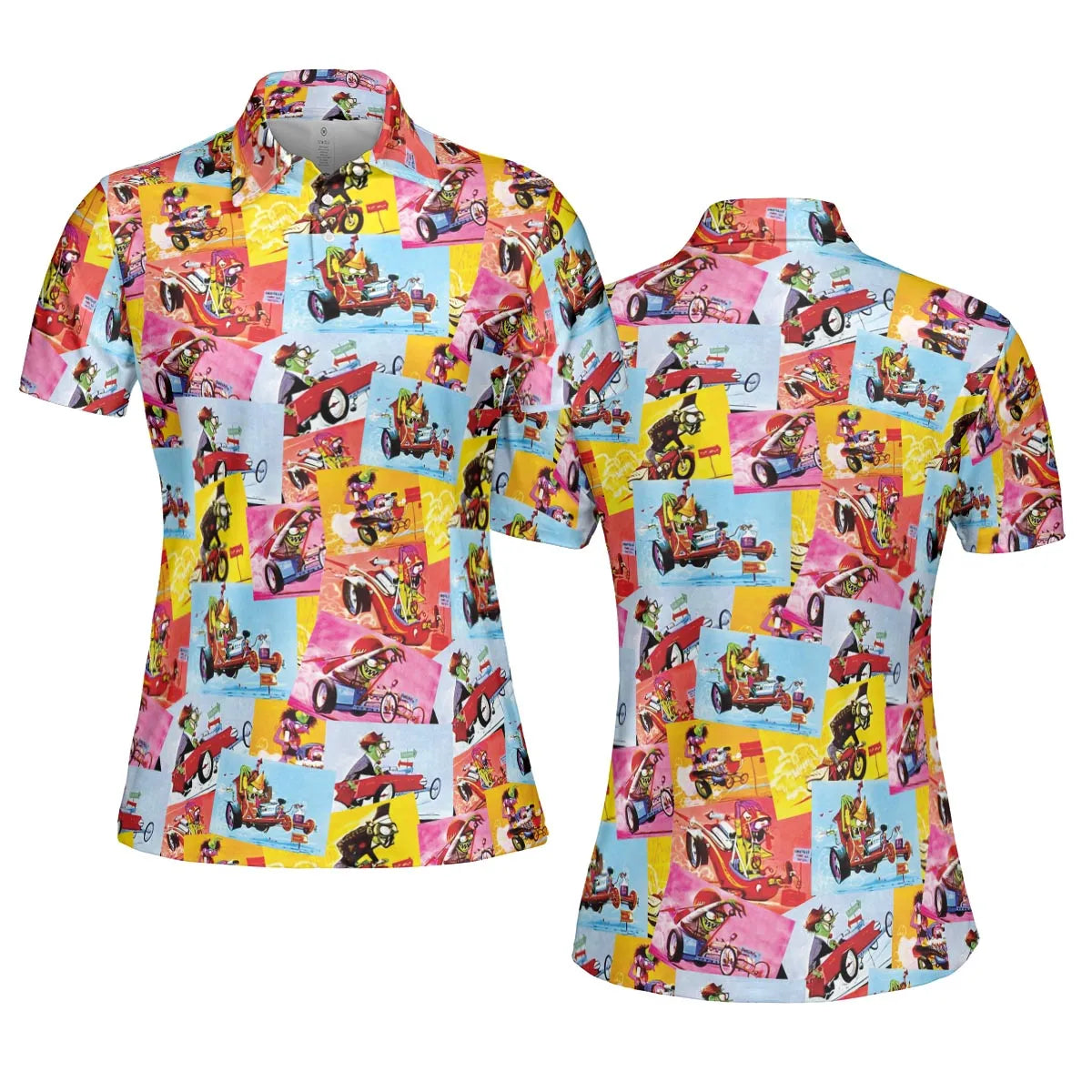 The Sounds Of The Weird-Ohs AOP Men/Women Polo Shirt