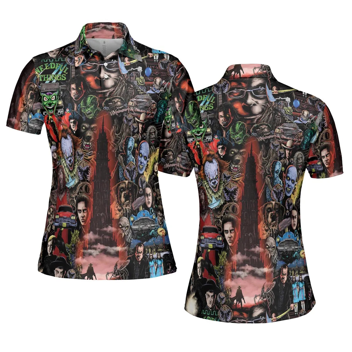 Stephen King Universe AOP Men/Women Polo Shirt