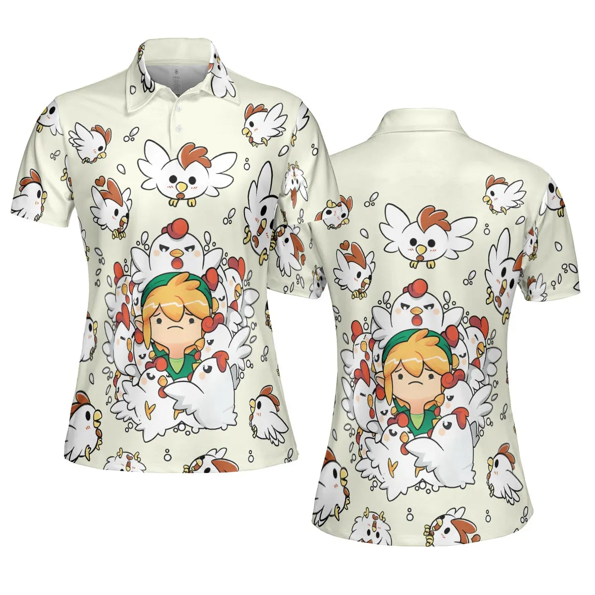Impossible Situation The Legend of Zelda AOP Men/Women Polo Shirt