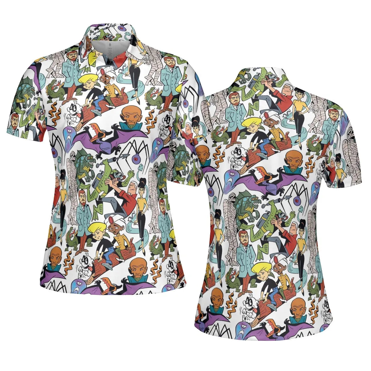 The Adventures Jonny Quest AOP Men/Women Polo Shirt