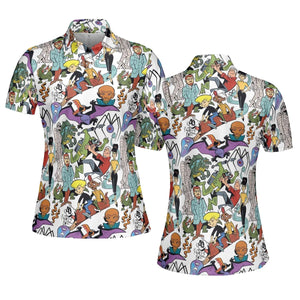 The Adventures Jonny Quest AOP Men/Women Polo Shirt