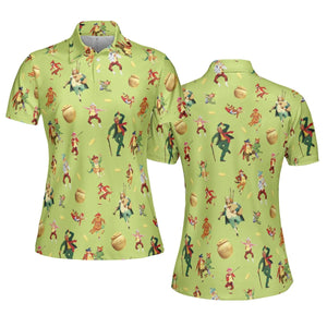 Irish Movie Darby O'Gill Characters AOP Men/Women Polo Shirt
