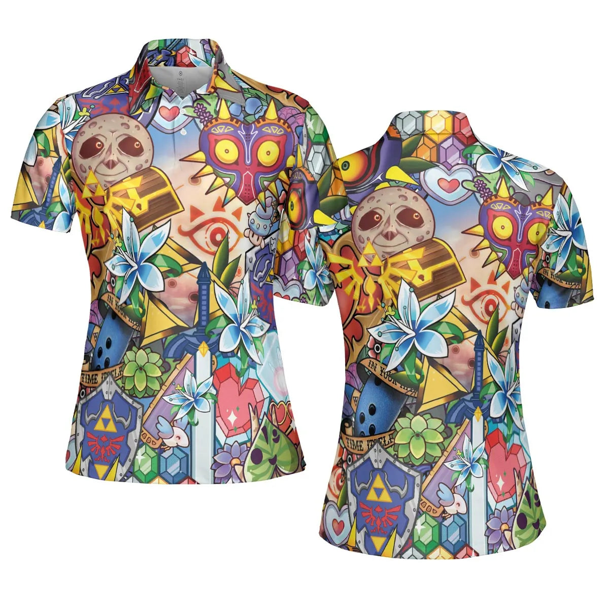 A Majora's Mask The Legend of Zelda AOP Men/Women Polo Shirt