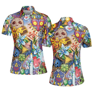 A Majora's Mask The Legend of Zelda AOP Men/Women Polo Shirt