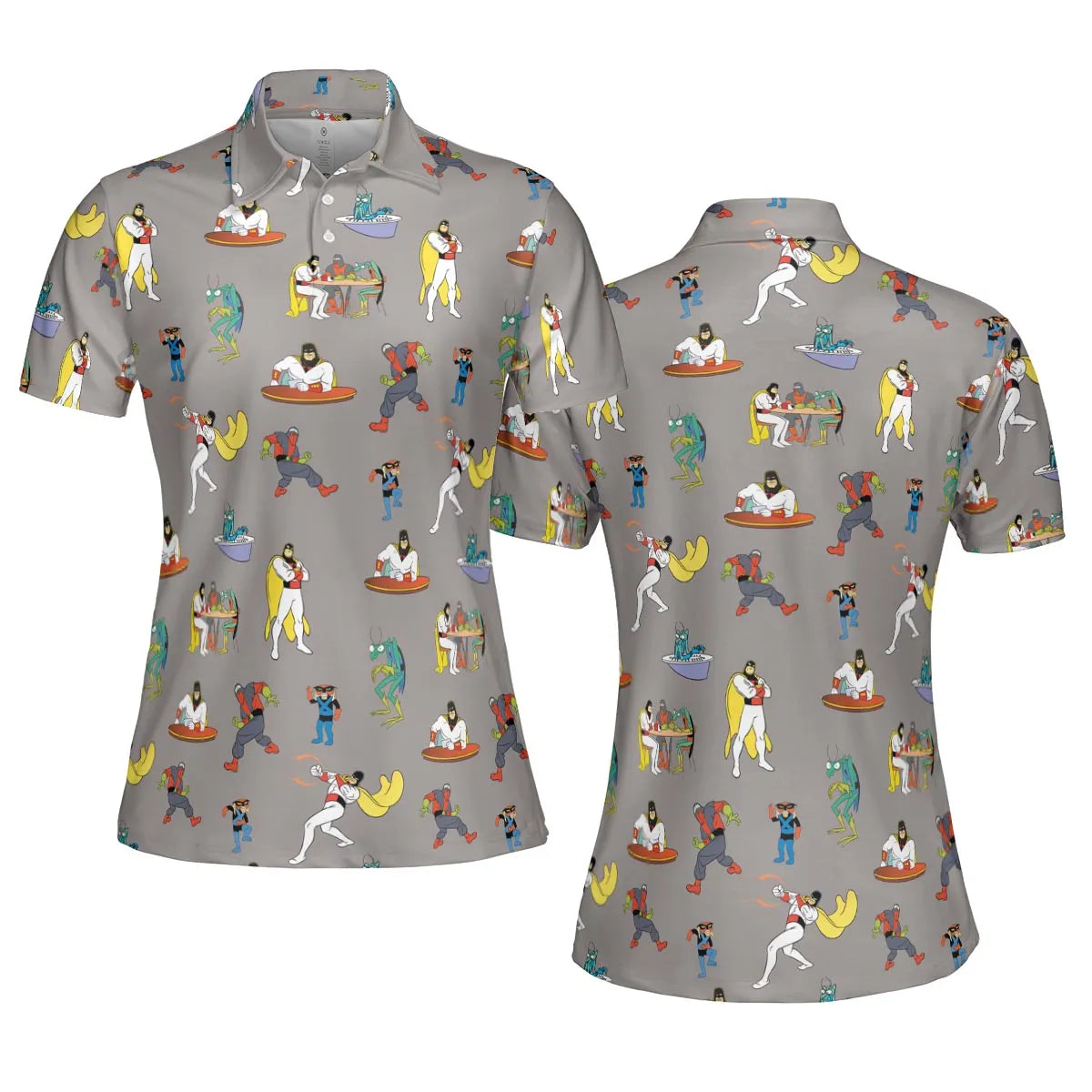 Space Ghost Coast to Coast Characters AOP Men/Women Polo Shirt
